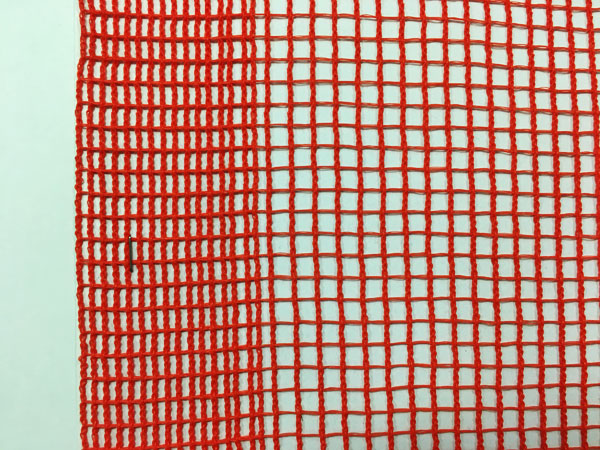 Orange PE debris net
